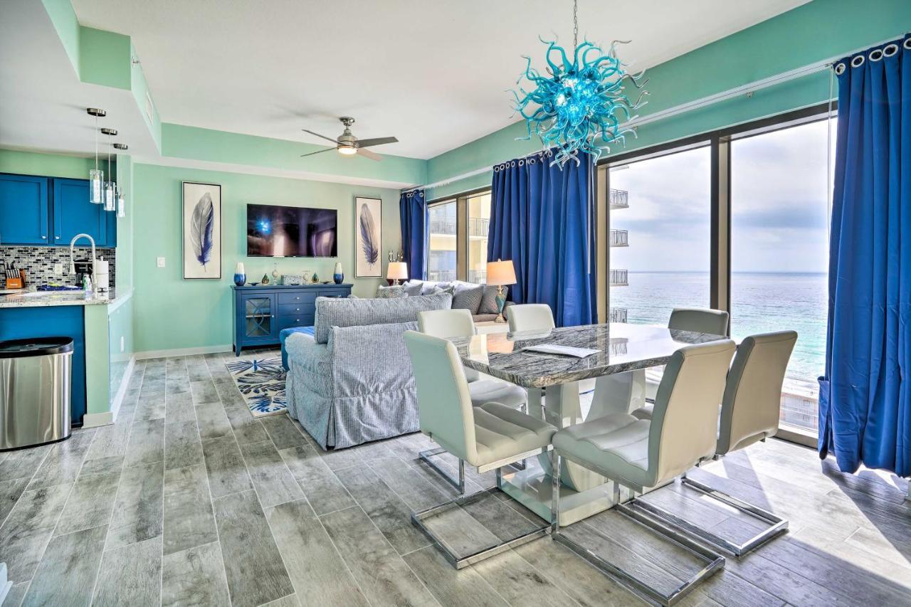 Chic Panama City Beach Condo With Pool And Gulf Views Bagian luar foto